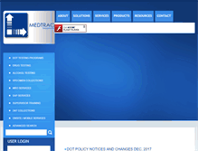 Tablet Screenshot of medtracinc.com